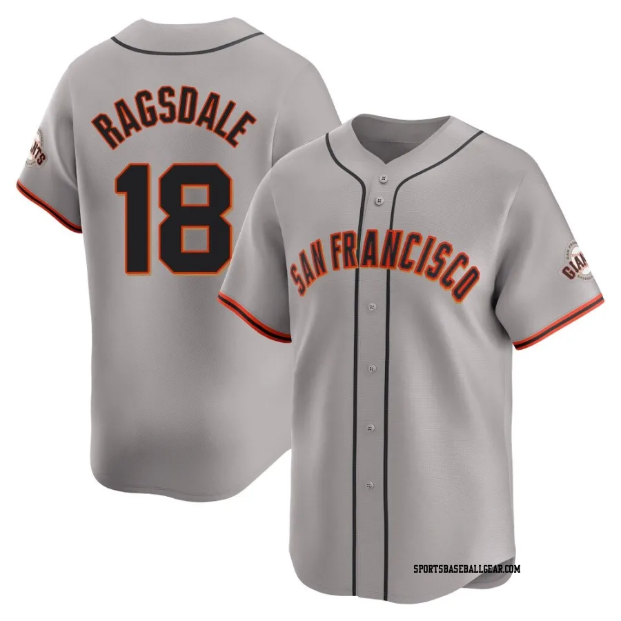 Carson Ragsdale Men's San Francisco Giants Gray Limited Away Jersey