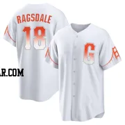 Carson Ragsdale Men's San Francisco Giants White Replica 2021 City Connect Jersey