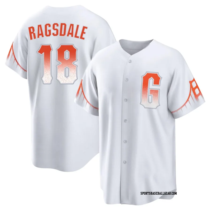 Carson Ragsdale Men's San Francisco Giants White Replica 2021 City Connect Jersey