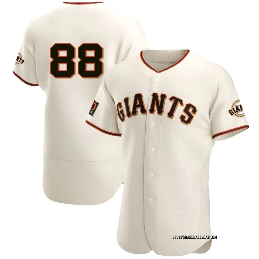 Carson Seymour Men's San Francisco Giants Cream Authentic Home Jersey