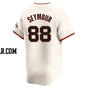 Carson Seymour Men's San Francisco Giants Cream Elite Home Jersey