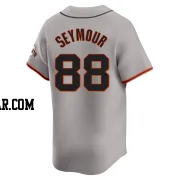 Carson Seymour Men's San Francisco Giants Gray Limited Away Jersey