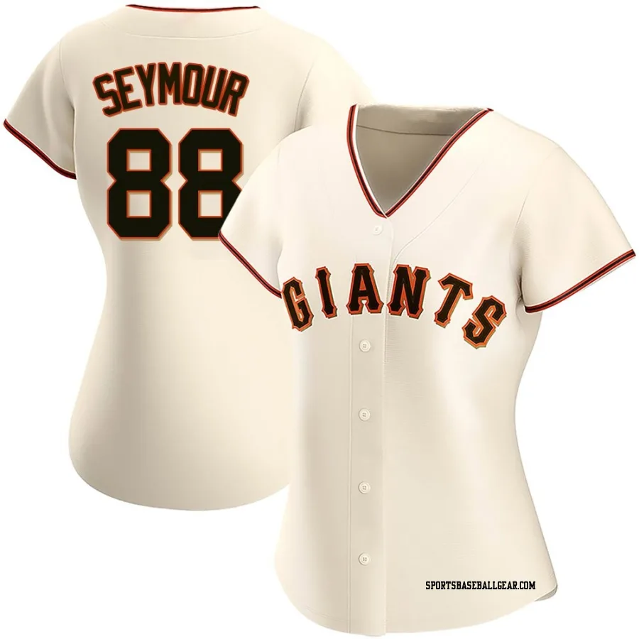 Carson Seymour Women's San Francisco Giants Cream Authentic Home Jersey