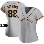 Carson Seymour Women's San Francisco Giants Gray Authentic Road Jersey