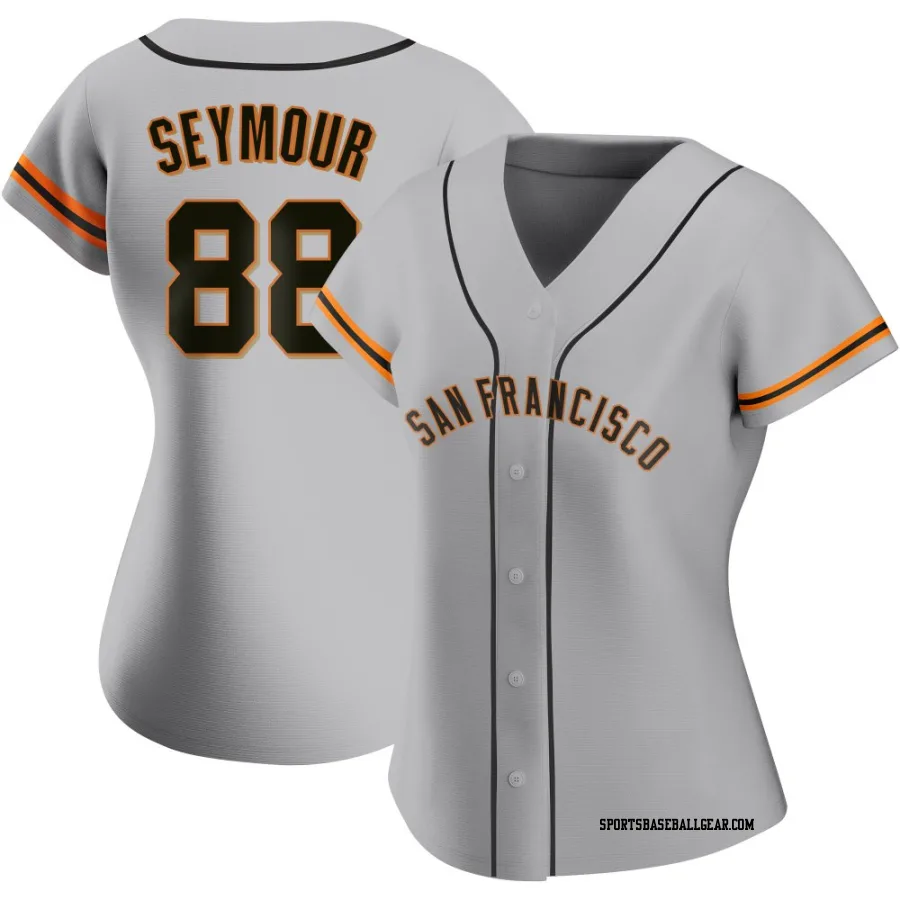 Carson Seymour Women's San Francisco Giants Gray Replica Road Jersey