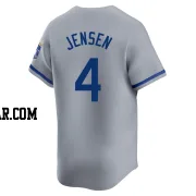 Carter Jensen Men's Kansas City Royals Gray Limited Away Jersey