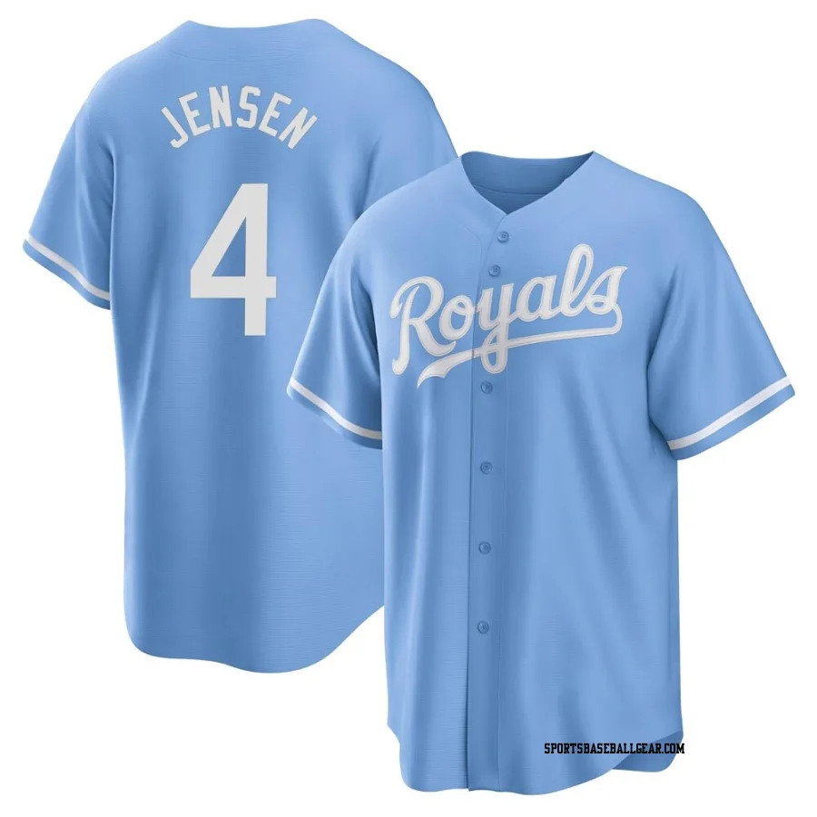 Carter Jensen Men's Kansas City Royals Light Blue Replica 2022 Alternate Jersey