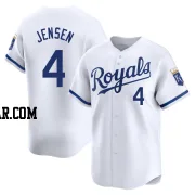 Carter Jensen Men's Kansas City Royals White Limited Home Jersey