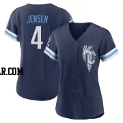 Carter Jensen Women's Kansas City Royals Navy Replica 2022 City Connect Jersey