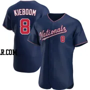 Carter Kieboom Men's Washington Nationals Navy Authentic Alternate Jersey