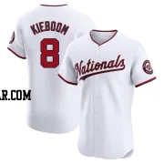 Carter Kieboom Men's Washington Nationals White Elite Home Jersey