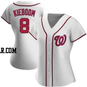 Carter Kieboom Women's Washington Nationals White Authentic Home Jersey