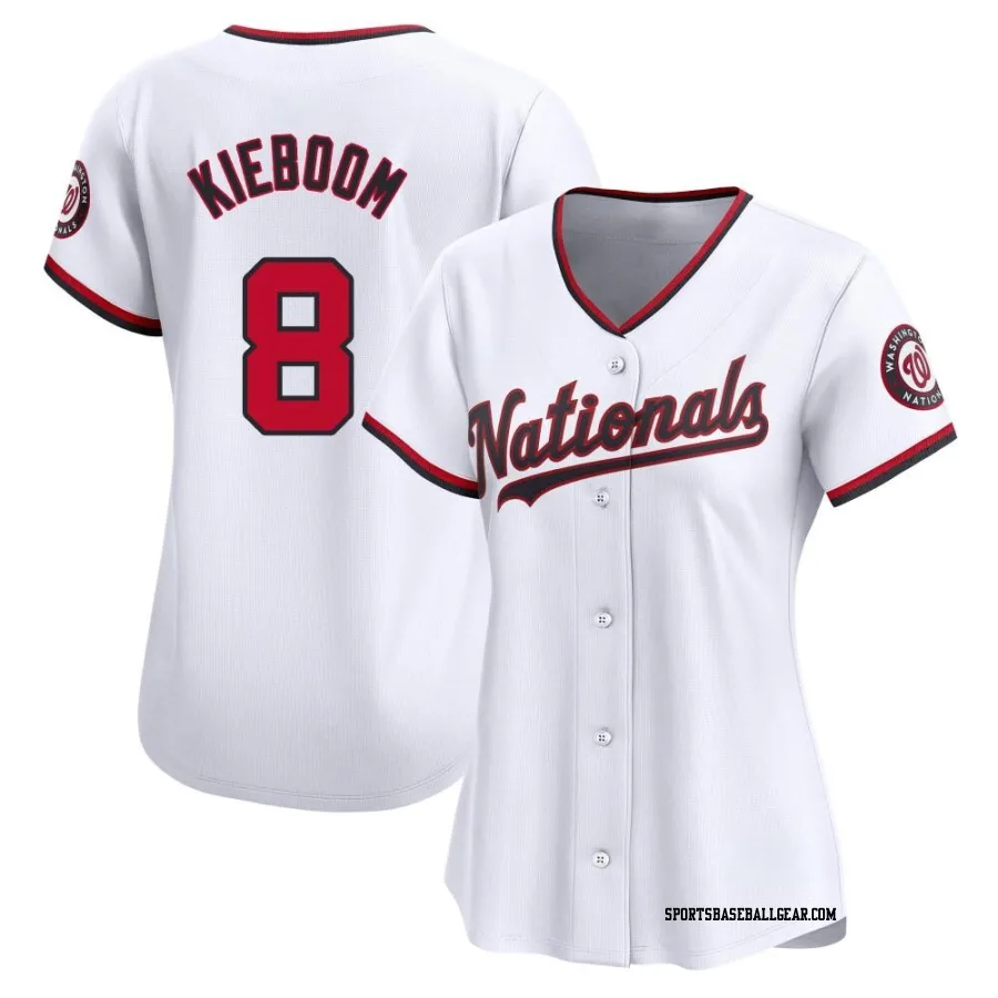 Carter Kieboom Women's Washington Nationals White Limited Home Jersey