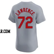 Casey Lawrence Men's St. Louis Cardinals Gray Elite Road Jersey