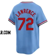 Casey Lawrence Men's St. Louis Cardinals Light Blue Limited Cooperstown Collection Jersey