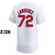 Casey Lawrence Men's St. Louis Cardinals White Elite Home Jersey