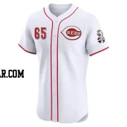 Casey Legumina Men's Cincinnati Reds White Elite Home Jersey