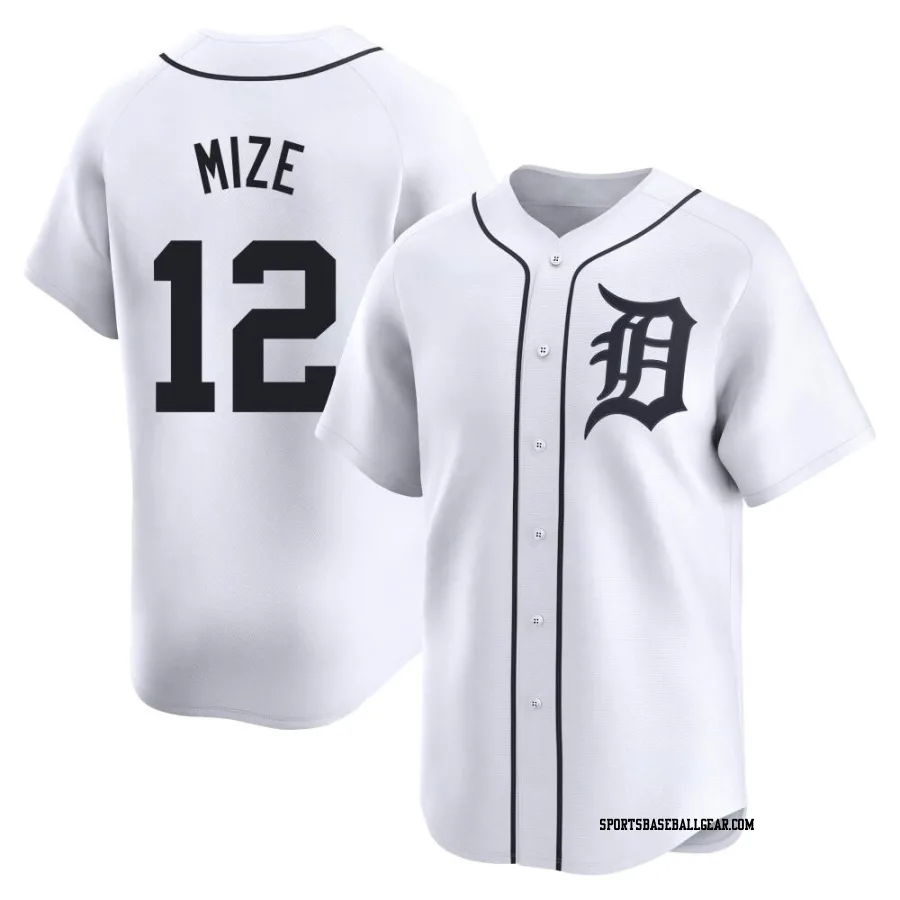 Casey Mize Men's Detroit Tigers White Limited Home Jersey