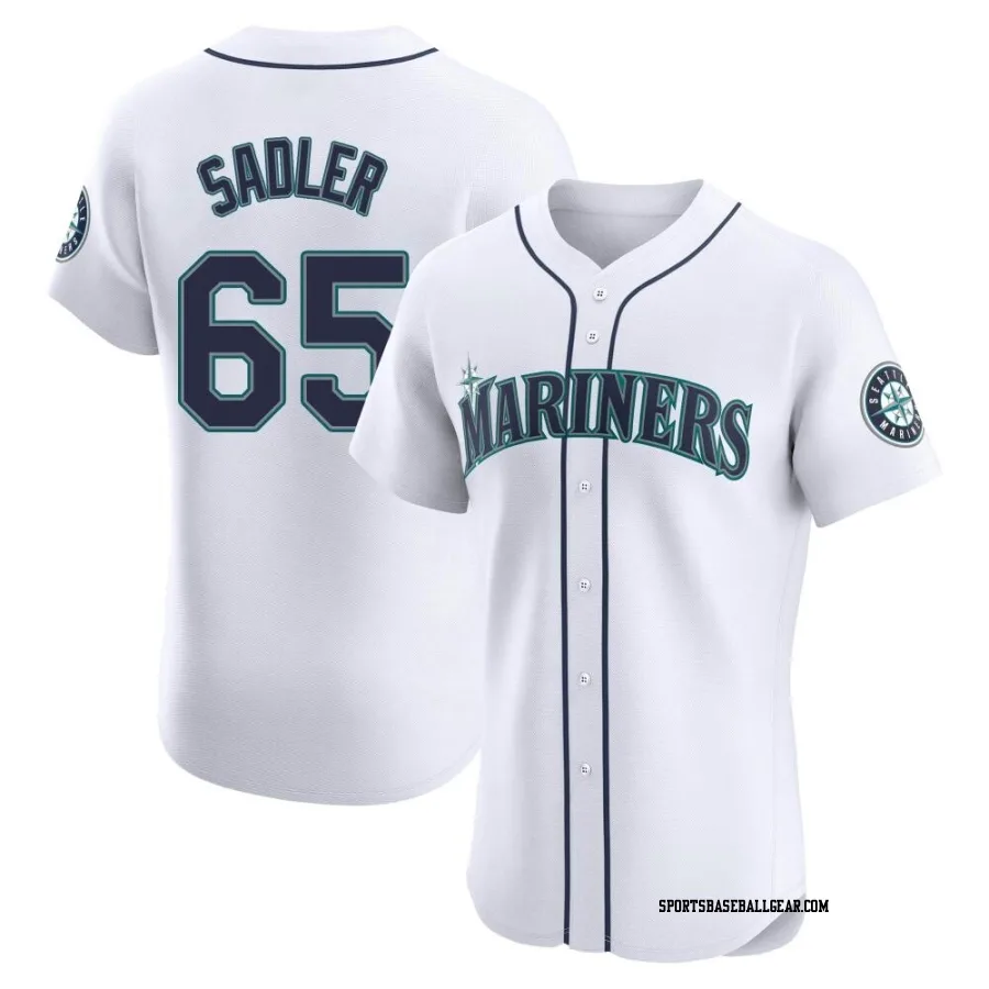 Casey Sadler Men's Seattle Mariners White Elite Home Jersey