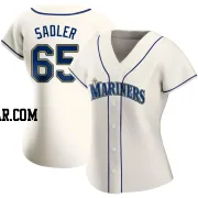 Casey Sadler Women's Seattle Mariners Cream Authentic Alternate Jersey