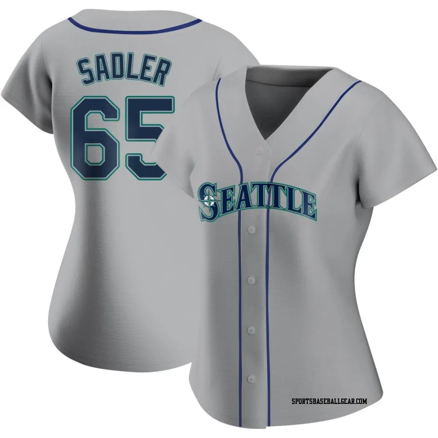 Casey Sadler Women's Seattle Mariners Gray Authentic Road Jersey