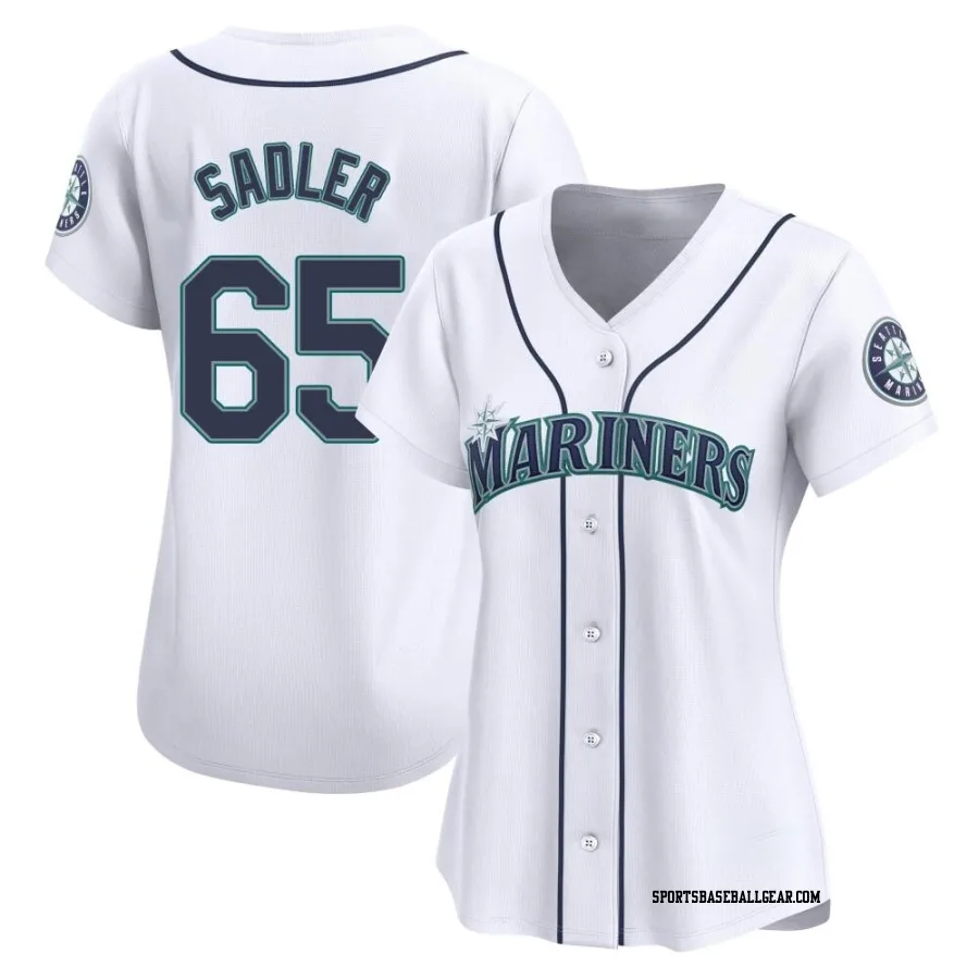 Casey Sadler Women's Seattle Mariners White Limited Home Jersey