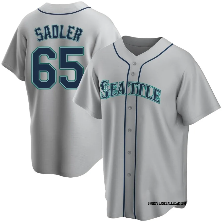 Casey Sadler Youth Seattle Mariners Gray Replica Road Jersey