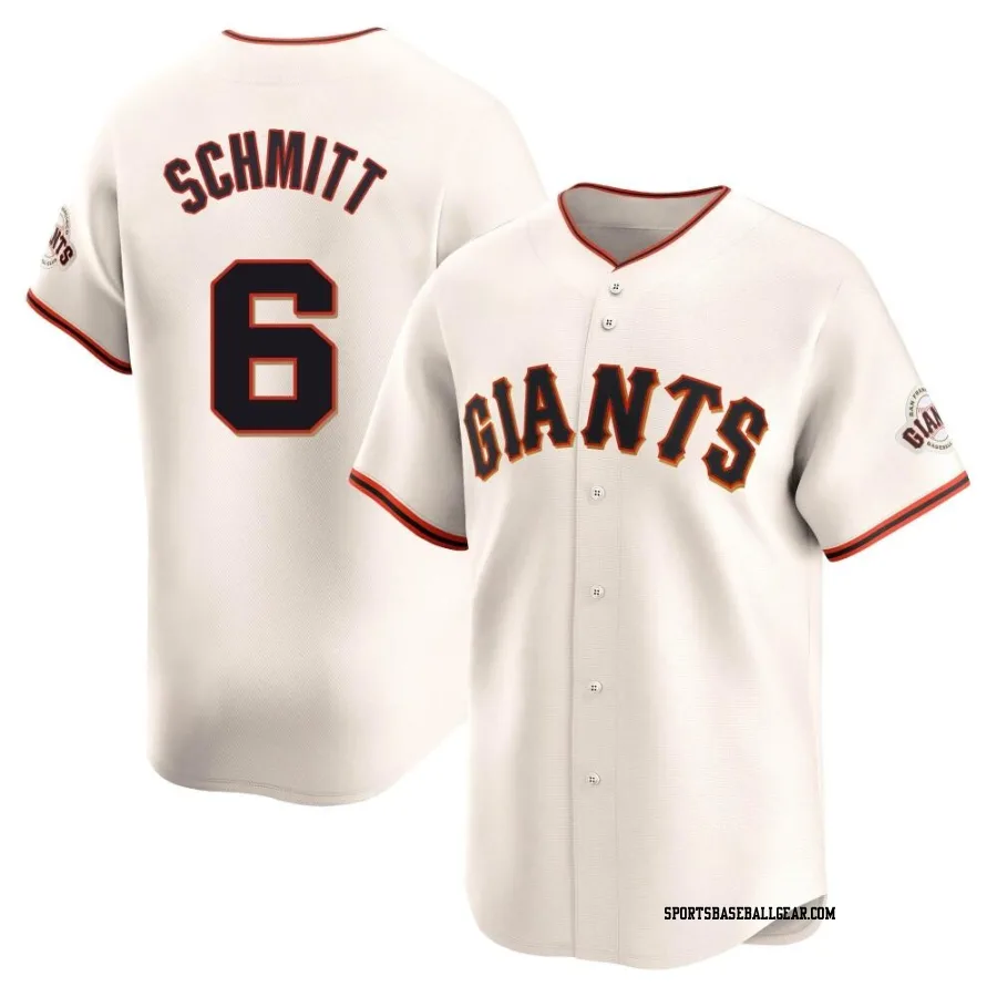 Casey Schmitt Men's San Francisco Giants Cream Limited Home Jersey