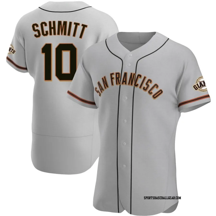 Casey Schmitt Men's San Francisco Giants Gray Authentic Road Jersey