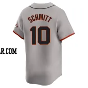 Casey Schmitt Men's San Francisco Giants Gray Limited Away Jersey