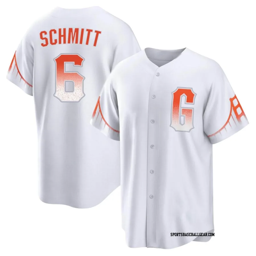 Casey Schmitt Men's San Francisco Giants White Replica 2021 City Connect Jersey