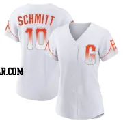 Casey Schmitt Women's San Francisco Giants White Replica 2021 City Connect Jersey