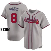 Cavan Biggio Men's Atlanta Braves Gray Limited Away Jersey