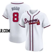 Cavan Biggio Men's Atlanta Braves White Elite Home Jersey