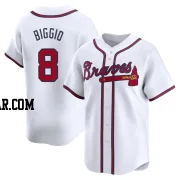 Cavan Biggio Men's Atlanta Braves White Limited Home Jersey