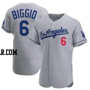 Cavan Biggio Men's Los Angeles Dodgers Gray Authentic Away Jersey