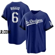 Cavan Biggio Men's Los Angeles Dodgers Royal Replica 2021 City Connect Jersey