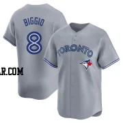 Cavan Biggio Men's Toronto Blue Jays Gray Limited Away Jersey