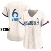 Cavan Biggio Women's Los Angeles Dodgers Cream Limited 2024 City Connect Jersey