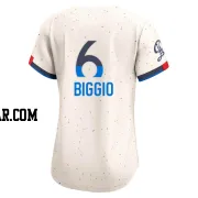 Cavan Biggio Women's Los Angeles Dodgers Cream Limited 2024 City Connect Jersey