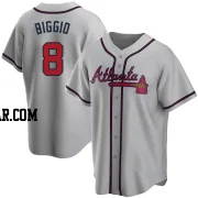 Cavan Biggio Youth Atlanta Braves Gray Replica Road Jersey