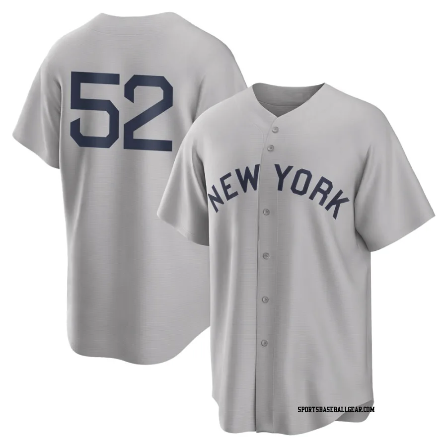 CC Sabathia Youth New York Yankees Gray Replica 2021 Field of Dreams Jersey