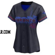 Cecil Fielder Women's Toronto Blue Jays Black Limited 2024 City Connect Jersey