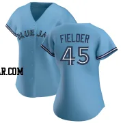 Cecil Fielder Women's Toronto Blue Jays Blue Authentic Jersey