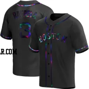 Ceddanne Rafaela Men's Boston Red Sox Black Holographic Replica Alternate Jersey