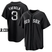 Ceddanne Rafaela Men's Boston Red Sox Black/White Replica Jersey