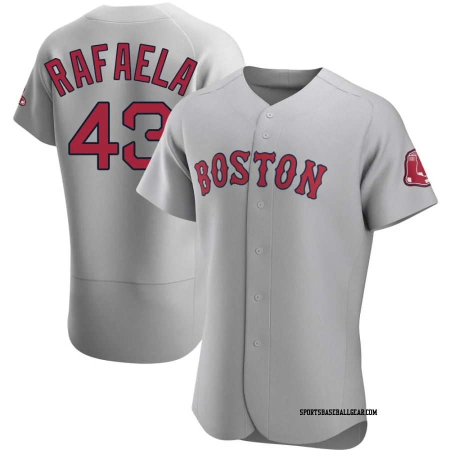 Ceddanne Rafaela Men's Boston Red Sox Gray Authentic Road Jersey