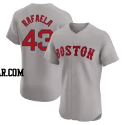 Ceddanne Rafaela Men's Boston Red Sox Gray Elite Road Jersey