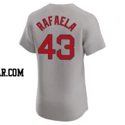 Ceddanne Rafaela Men's Boston Red Sox Gray Elite Road Jersey