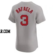 Ceddanne Rafaela Men's Boston Red Sox Gray Elite Road Jersey